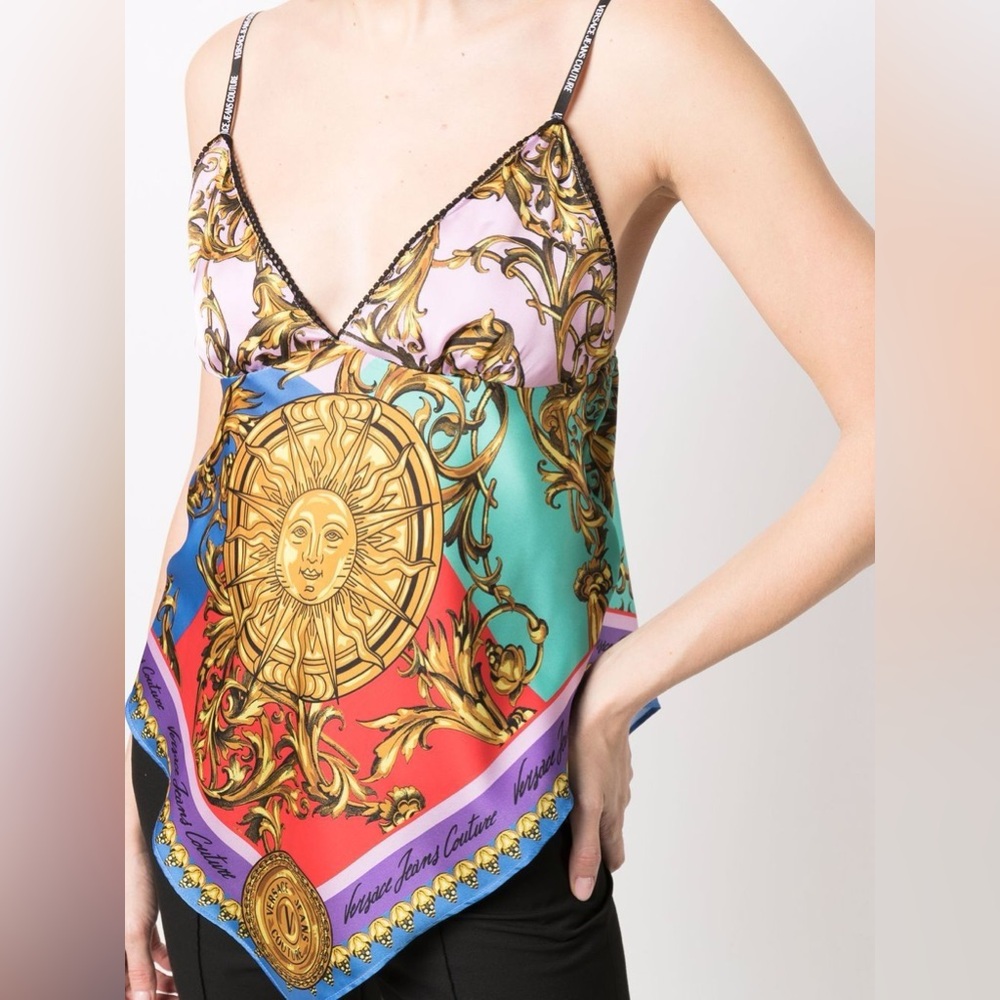 NWT VERSACE JEANS COUTURE Scarf Top